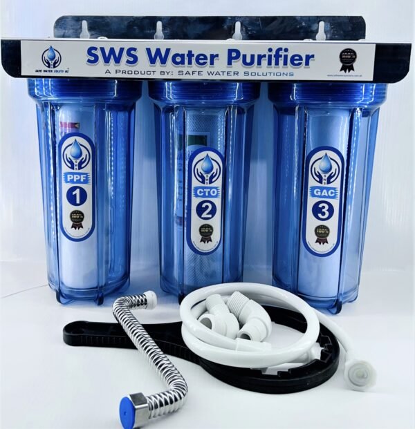 3 Stages water filter for home