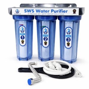 3 Stages water filter for home