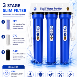 3 Stages Slim Jumbo 20" inches Purifier.