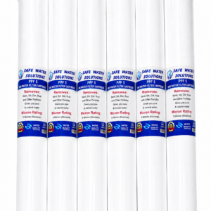 6 PPF Sediment Water Filter Cartridge – 5 Micron | 20 Inch Slim